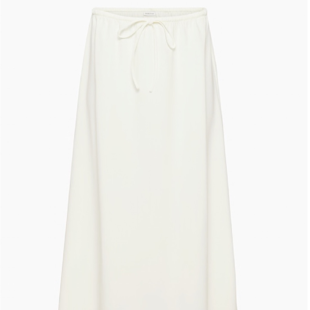 Babaton Cream A-Line Maxi Skirt
